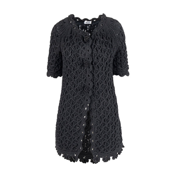 Women's Moschino Cheap and Chic Crochet Jacket with Short Sleeve - '10s