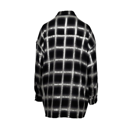 Women's Amiri Glitter Plaid Oversized Shirt - '10s