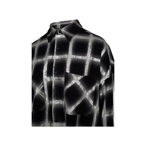 Women's Amiri Glitter Plaid Oversized Shirt - '10s