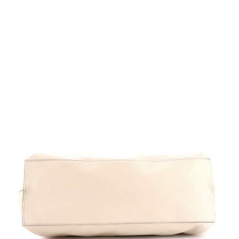Bamboo Daily Top Handle Bag Leather Large