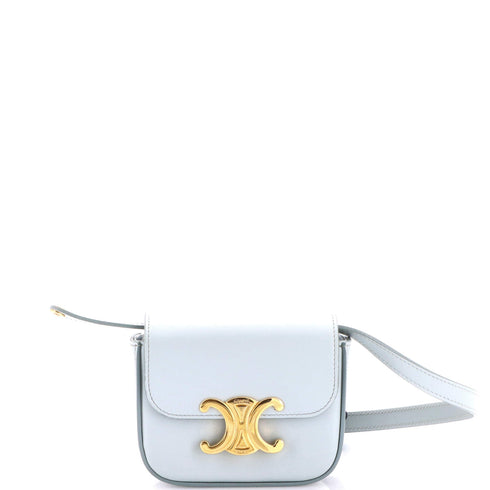 Triomphe Shoulder Bag Smooth Calfskin Mini