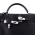Kelly Handbag Noir Togo with Palladium Hardware 32