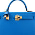 Kelly Handbag Bleu Frida Madame with Gold Hardware 28