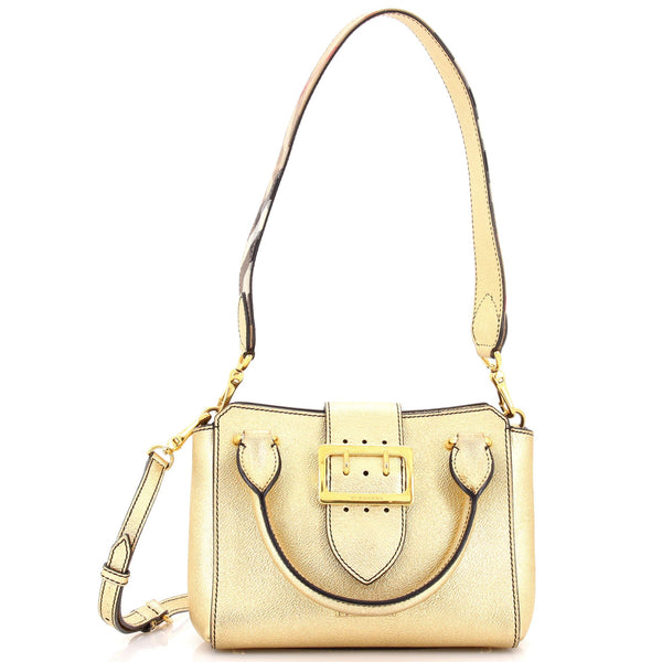 Buckle Tote Leather Small
