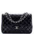 Classic Double Flap Bag Quilted Patent Jumbo