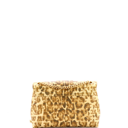 Victoire Flap Shoulder Bag Printed Triomphe Coated Canvas Medium