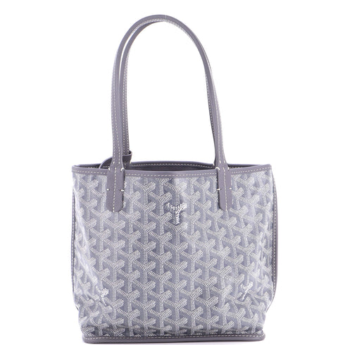 Anjou Reversible Tote Coated Canvas Mini