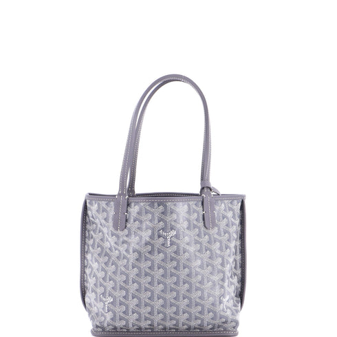 Anjou Reversible Tote Coated Canvas Mini