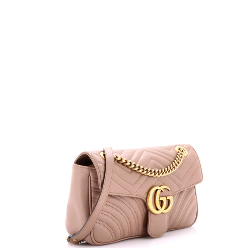 GG Marmont Flap Bag Matelasse Leather Medium