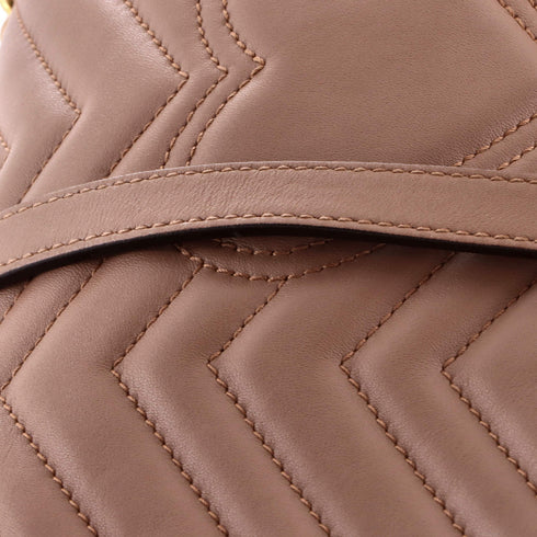 GG Marmont Flap Bag Matelasse Leather Medium