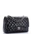 Classic Double Flap Bag Quilted Patent Jumbo