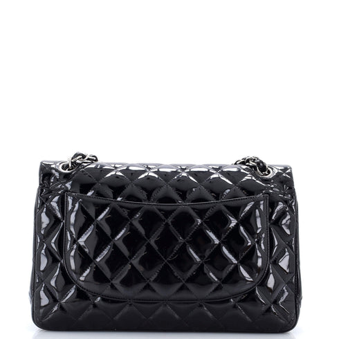 Classic Double Flap Bag Quilted Patent Jumbo
