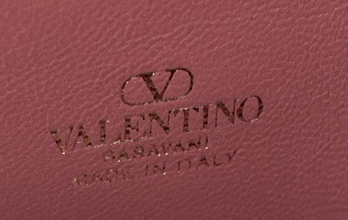 VLogo Signature Pouch Tote Leather Mini