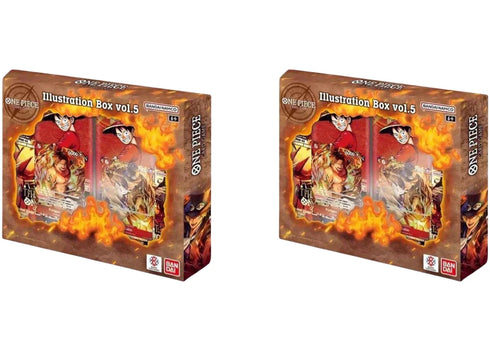 Bandai One Piece Vol 5. (OP-PR) Ilustration Box 2x Lot
