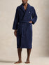 RALPH LAUREN Cotton Terry Robe Cruise Navy