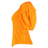 Women's Ulla Johnson Scoop Neck Short Sleeve T-Shirt in Orange Cotton