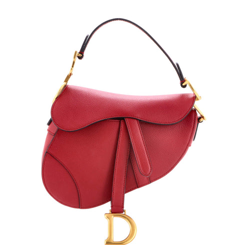 Saddle Handbag Leather Mini