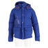 Women's Comme des Garçons x The North Face Puffer Coat in Blue Cotton
