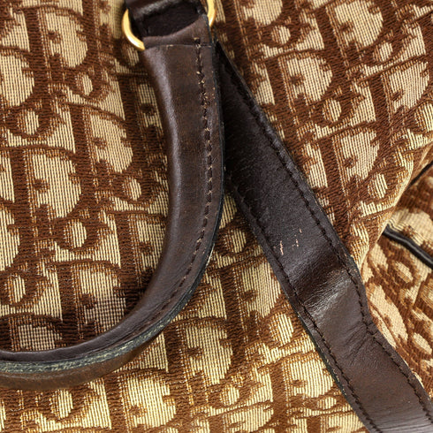 Vintage Trotter Boston Bag Diorissimo Canvas Medium