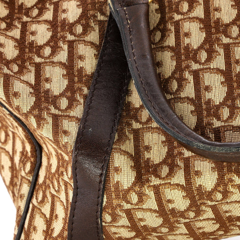 Vintage Trotter Boston Bag Diorissimo Canvas Medium