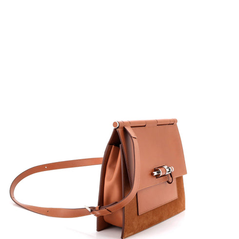 Sacabar Shoulder Bag Doblis Suede and Swift 24