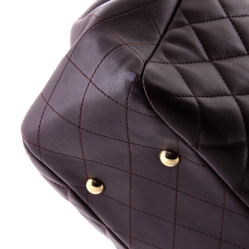 Classic CC Shopping Tote Quilted Lambskin Large