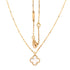 Sweet Alhambra Pendant Necklace 18K Yellow Gold and Mother of Pearl