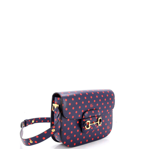 Horsebit 1955 Shoulder Bag Printed Leather Small