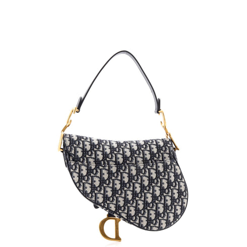 Saddle Handbag Oblique Canvas Medium