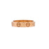 Love Wedding Band Ring 18K Rose Gold