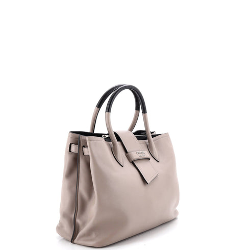 Ribbon Tote City Calfskin Medium