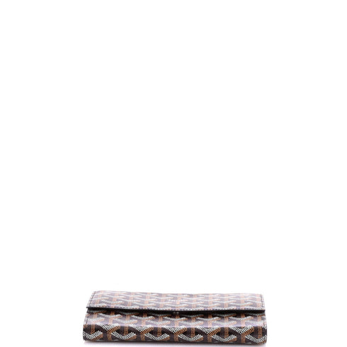 Varenne Continental Wallet with Strap Coated Canvas