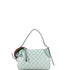 Emblem Shoulder Bag GG Coated Canvas with Leather Small