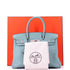 Birkin Handbag Ciel Swift with Palladium Hardware 30