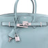 Birkin Handbag Ciel Swift with Palladium Hardware 30