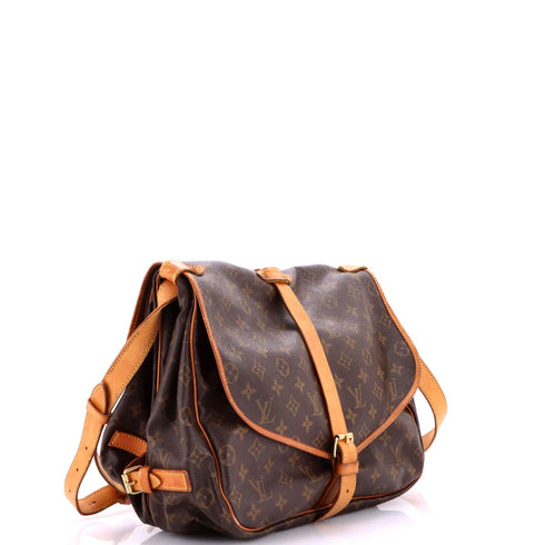 Saumur Handbag Monogram Canvas 35