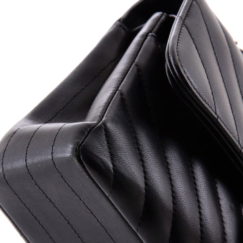 Classic Double Flap Bag Chevron Lambskin Medium