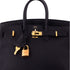 Birkin Handbag Noir Togo with Rose Gold Hardware 25