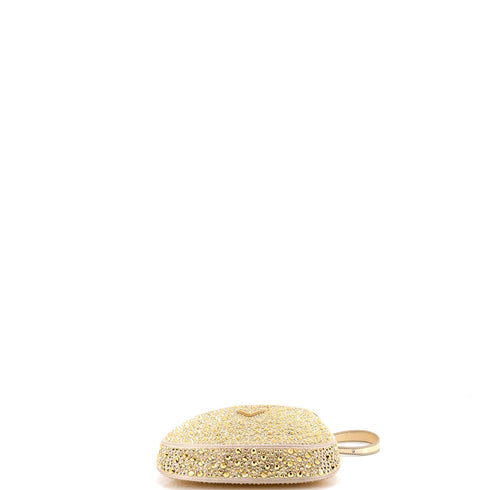 Cleo Shoulder Bag Crystal Embellished Satin Small