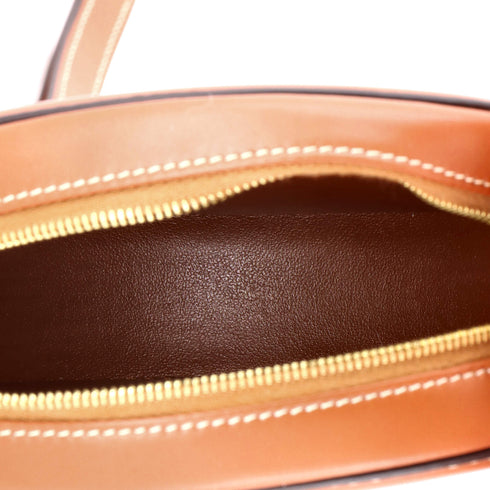 Triomphe Oval Crossbody Bag Canvas and Leather