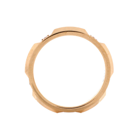 True Band Ring 18K Rose Gold with Diamonds 2.5mm