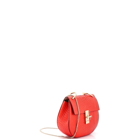 Drew Crossbody Bag Python Small