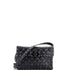 Rockstud Spike Flap Shoulder Bag Quilted Leather Small
