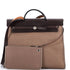 Herbag Zip Leather and Toile 39