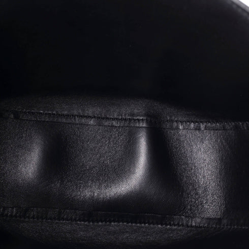 Tambour Shoulder Bag Leather with Rope Detail