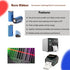 (4 Rolls) 4.33 x 244' Premium Resin Ribbon, 110mm x 74m Black Thermal Transfer Ribbon for 4'' Desk-Top Barcode Thermal Label Printers from Zebra, TSC, GoDex, Honeywell.. 1/2'' core
