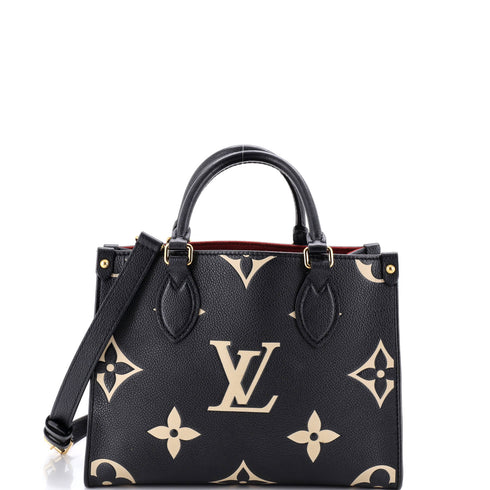 OnTheGo Tote Bicolor Monogram Empreinte Giant PM