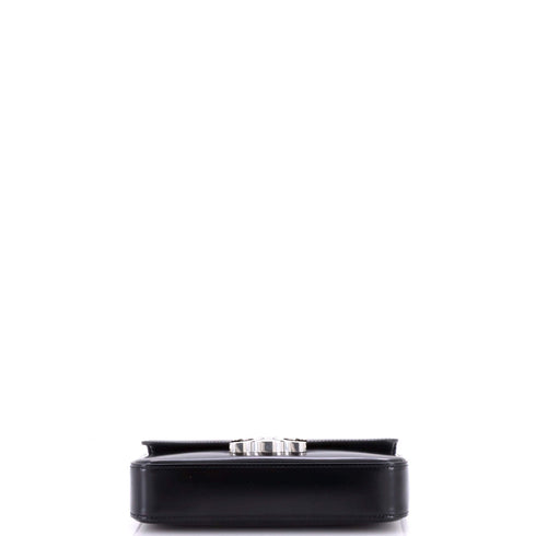 Triomphe Chain Shoulder Bag Leather Small