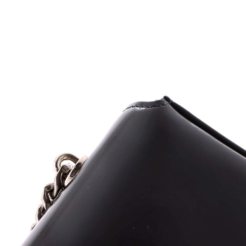 Triomphe Chain Shoulder Bag Leather Small
