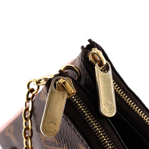 Double Zip Pochette Limited Edition Blooming Flowers Monogram Canvas
